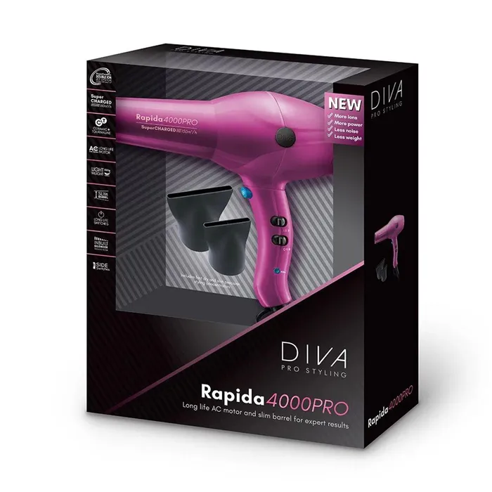 Diva Rápida 4000 Pro Secador de Cabelo
