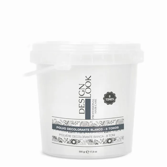 Design Look Pó Descolorante Branco 8 Tomos 500g