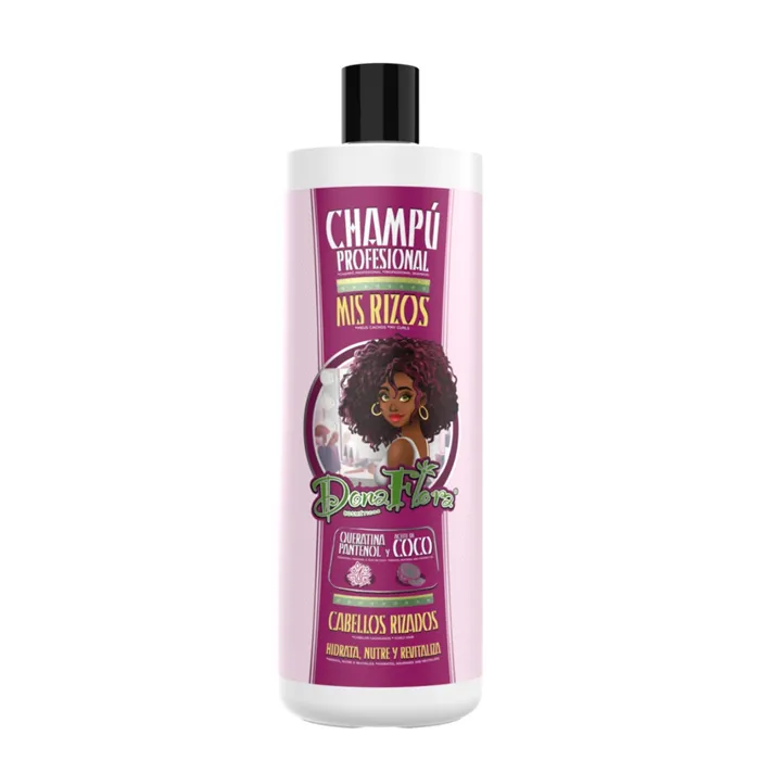Dona Flora Mis Rizos Shampoing pour cheveux bouclés 1000 ml
