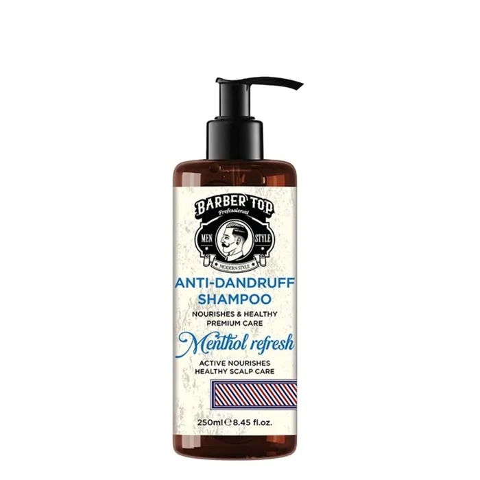 Champô Anticaspa Mentolado Barber Top 250ml