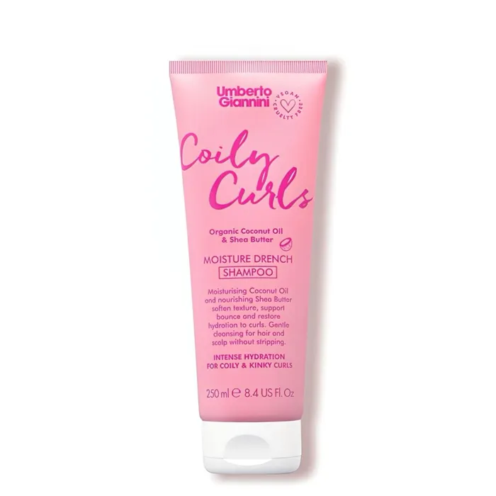 Umberto Giannini Coily Curls Moisture Champô 250ml
