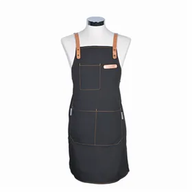 ZZ Men Delantal Barbero Black Night