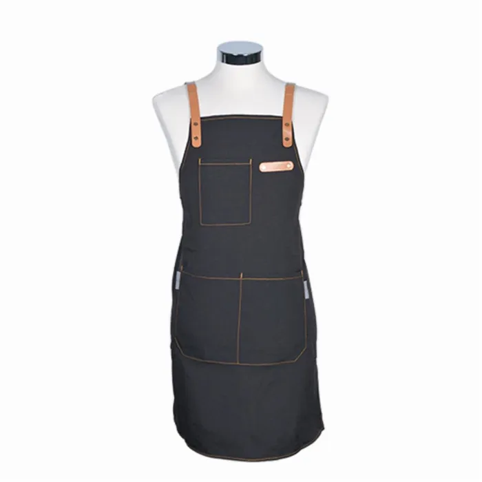 ZZ Men Delantal Barbero Black Night