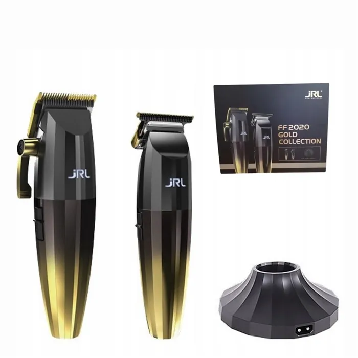 Máquina de Cortar Cabelo JRL 2020 Combo Clipper & Trimmer Gold