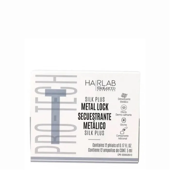 Salerm HairLab Silk Plus Metal Lock 12x5 ml