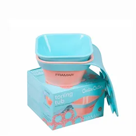 Framar Toning Tub Bol Tinte Con Ventosas 2uds