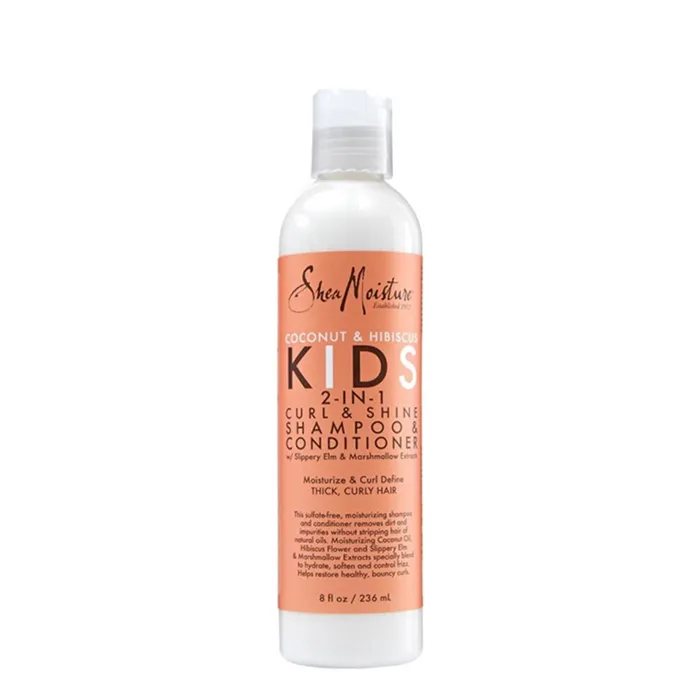 Shea Moisture Kids 2 em 1 Champô & Amaciador 236ml