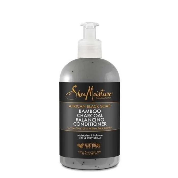 Amaciador Shea Moisture Sabão Preto Africano 384ml
