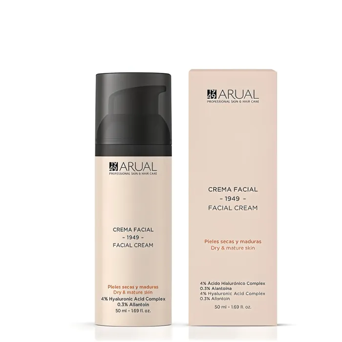 Crema Facial Arual para Pele Seca e Madura 50ml