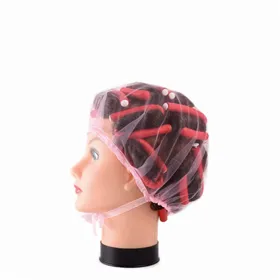Bifull Rede de Cabelo Noturna com Fita Rosa
