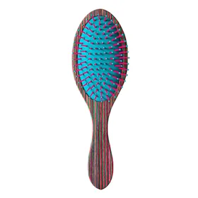 Bifull Escova Ovalada Striped Wood