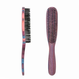 Bifull Brosse rectangulaire striped wood