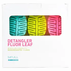Bifull Fluor Leaf Cepillo Esqueleto Desenredante 