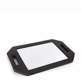 Bifull Miroir Incassable Avec Poignée Noir
