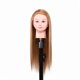 Bifull Tête malléable Femme Synthétique Blond