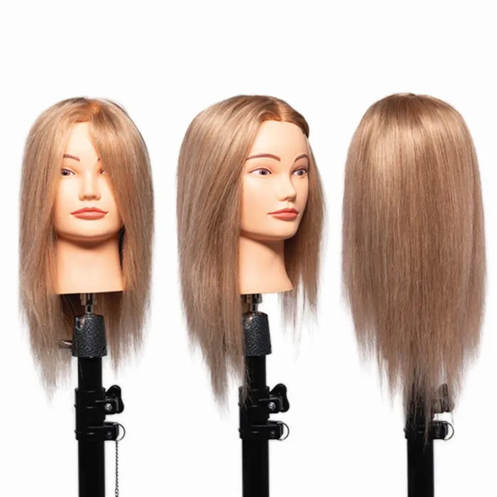 Bifull Tête malléable Femme 100 % Naturelle 35-40 cm