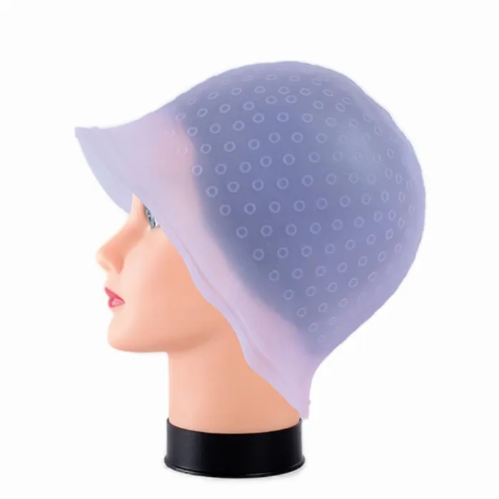 Bifull bonnet à mèches translucide rose