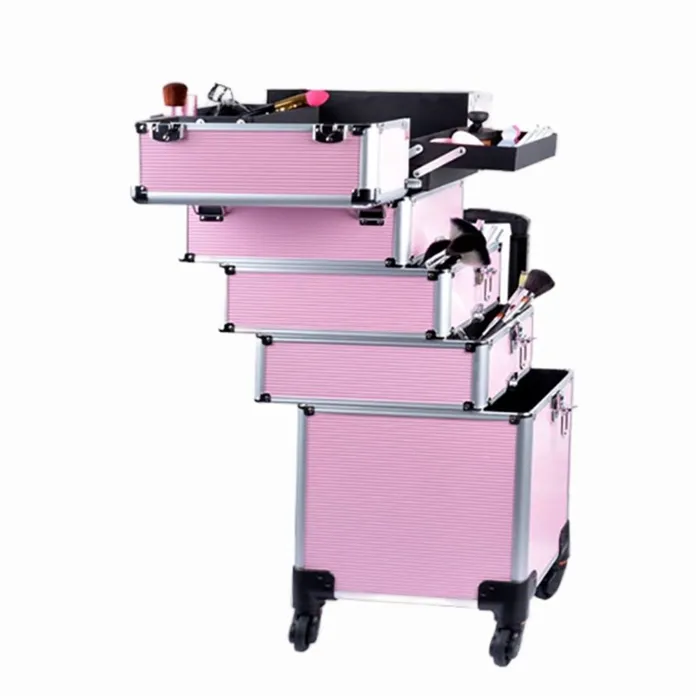 Bifull Space Pink Valise coiffure Professionnelle