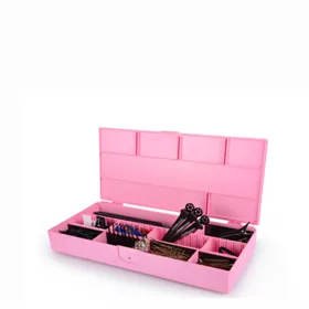 Bifull Caixa Utensilagem Cabeleireiro Rosa