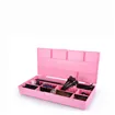 Bifull Caixa Utensilagem Cabeleireiro Rosa