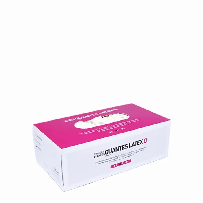 Bifull Guantes Latex Blanco 5gr 100uds