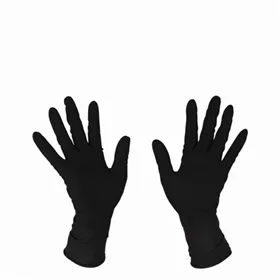 Bifull Guante Latex Negro Talla Unica