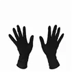 Bifull Gants Latex Noir Taille Unique