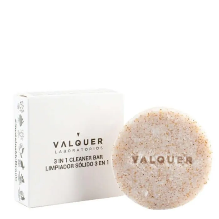 Valquer Shampoing nettoyant solide 3 en 1 50 g