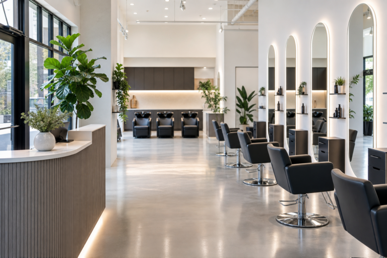 Comment choisir son coworking de coiffure : guide complet avec l’équipement clé Espacio de coworking de peluquería con equipamiento profesional