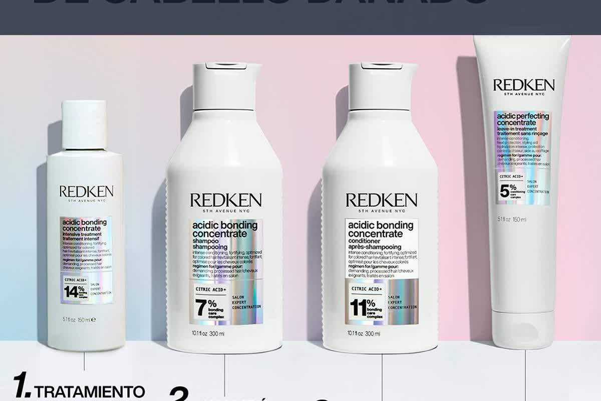 Visuel adapté de référence sur la routine professionnelle Redken Acidic Bonding Concentrate