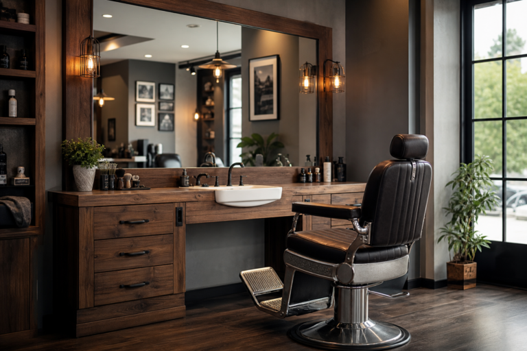 Sécurité dans le fauteuil de barbier : ce qu’il faut vérifier avant d’acheter tocador de barberia seguro y organizado en barberia profesional