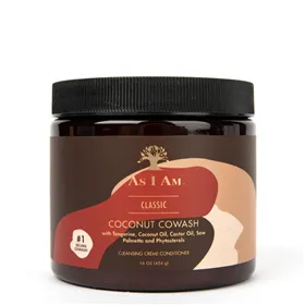 As I Am Classic Coconut Cowash 454 g de PeluqueriaShop pour nettoyer les cheveux 4C en douceur