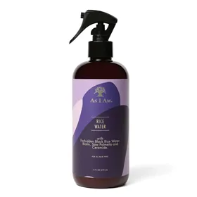As I Am Rice Water Spray 473 ml pour hydrater en douceur et préserver le mouvement