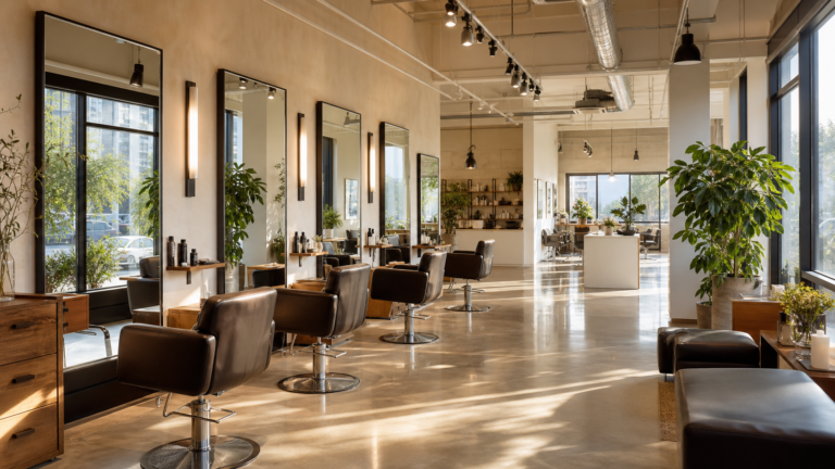 Coworking en salon de coiffure : les avantages pour les coiffeurs indépendants Coworking de peluquería con estaciones de trabajo compartidas para profesionales independientes