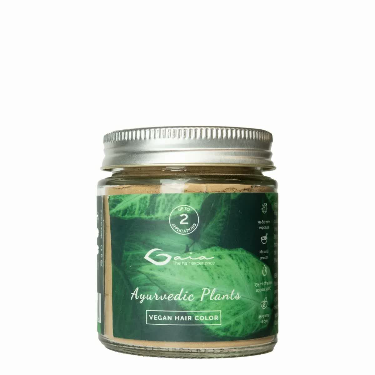 Gaia Plantes ayurvédiques de PeluqueriaShop intégrées dans une routine capillaire botanique pour apporter brillance et volume à vos cheveux