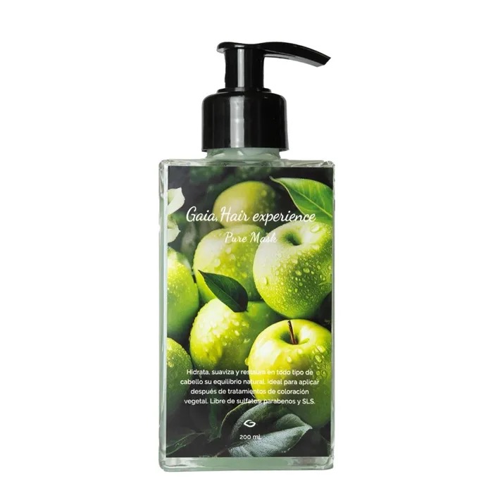 Gaia Pure Mask de PeluqueriaShop pour maintenir douceur et brillance après une coloration végétale blonde
