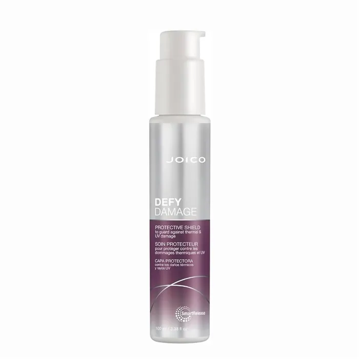 Joico Defy Damage Protective Shield pour protéger un blond estival contre la chaleur et les agressions quotidiennes