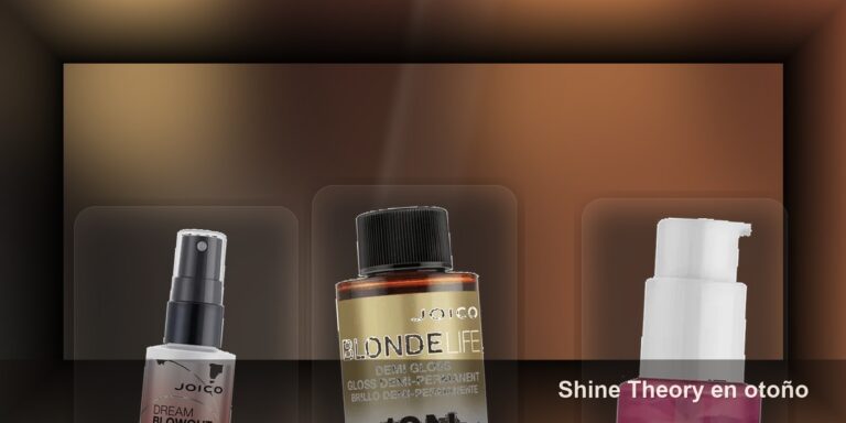 Tons Joico d’automne pour un éclat plus poli Montaje editorial con tres productos Joico para brillo de otoño