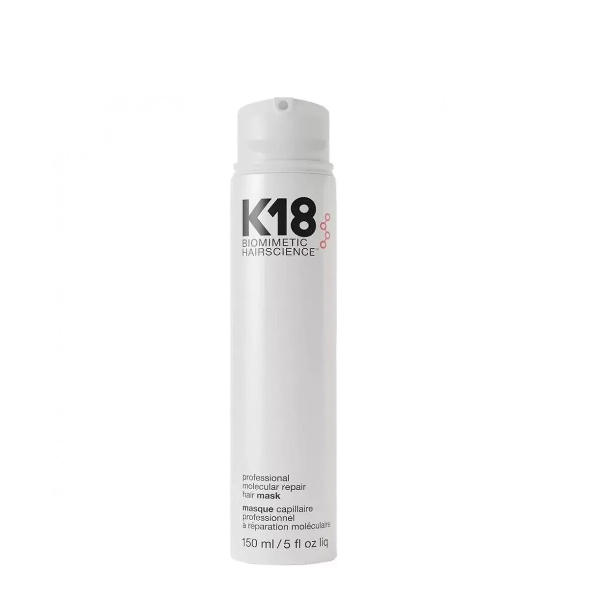 K18 Masque de Réparation Moléculaire pour retrouver douceur et uniformité sur les cheveux avec mèches ou gris