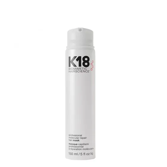 K18 Masque Réparateur Moléculaire de PeluqueriaShop en soutien réparateur lorsque les cheveux perdent en longueur à cause de la casse
