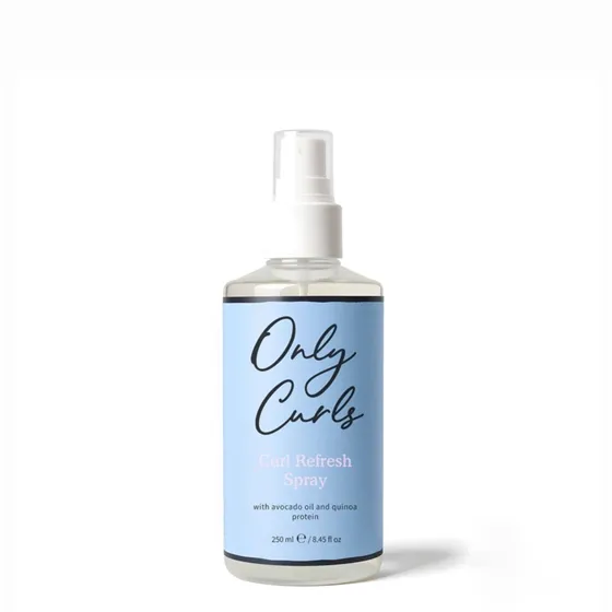 Only Curls Curl Refresh Spray de PeluqueriaShop pour raviver la forme de vos boucles entre deux lavages, sans alourdir vos cheveux