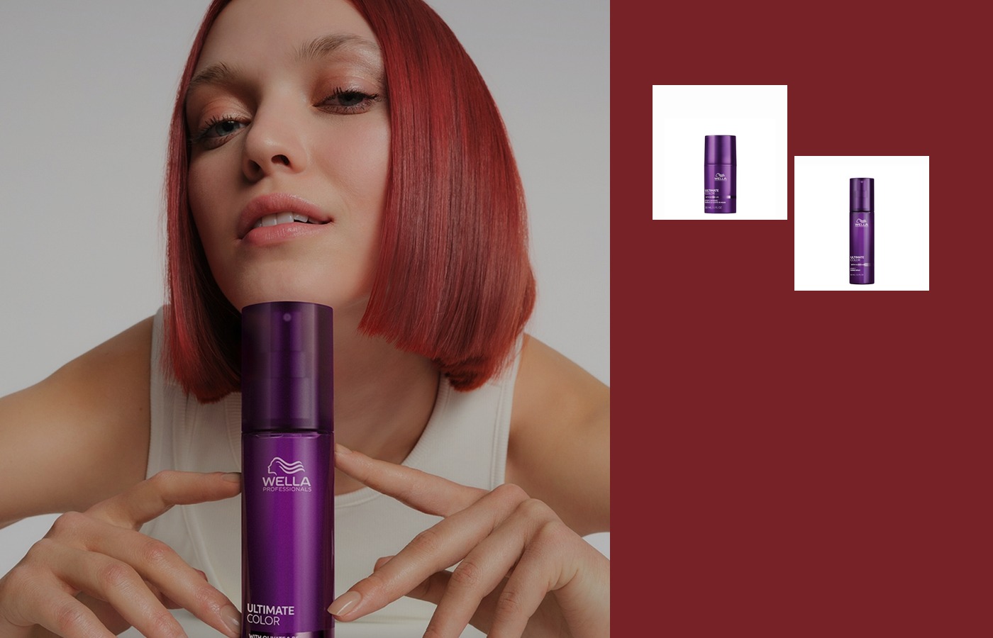 Visuel adapté sur finition brillante et couleur uniforme après une routine avec masque
